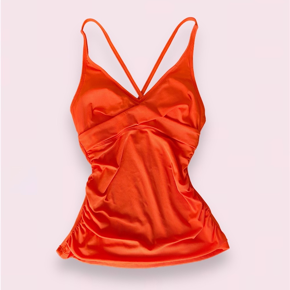 Orange Tankini Top